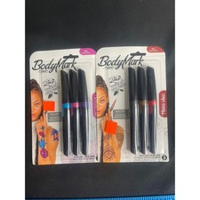 BIC BodyMark Temporary Tattoo Markers Henna Vibes 3-Pack & Multi-Color 3-Pack