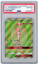 POKEMON - 2018 SUN & MOON FULL ART PHEROMOSA GX ULTRA PRISM #140 PSA 10 GEM MINT on eBay
