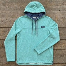 L.L. Bean Hoodie Pullover Women Large Green Katahdin Logo Cotton Gorpcore Hiking