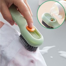 Liquid Dispensing Shoe Brush Soft Bristle Cleaning Scrubber Laundry Tool Durable