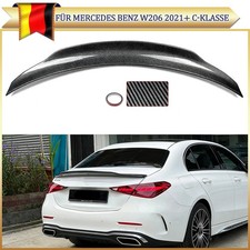 Spoilerlippe Für Mercedes C Klasse W206 Limo Carbon Look Heckspoiler Heckflügel