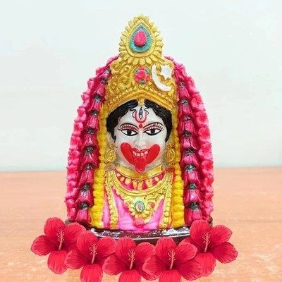 Maa Tara Kali Murti | 15.5 cm Multicolor Resin Idol for Home Temple & Pooja