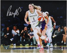 Paige Bueckers Dallas Wings Autographed 8" x 10" Dribbling Photograph