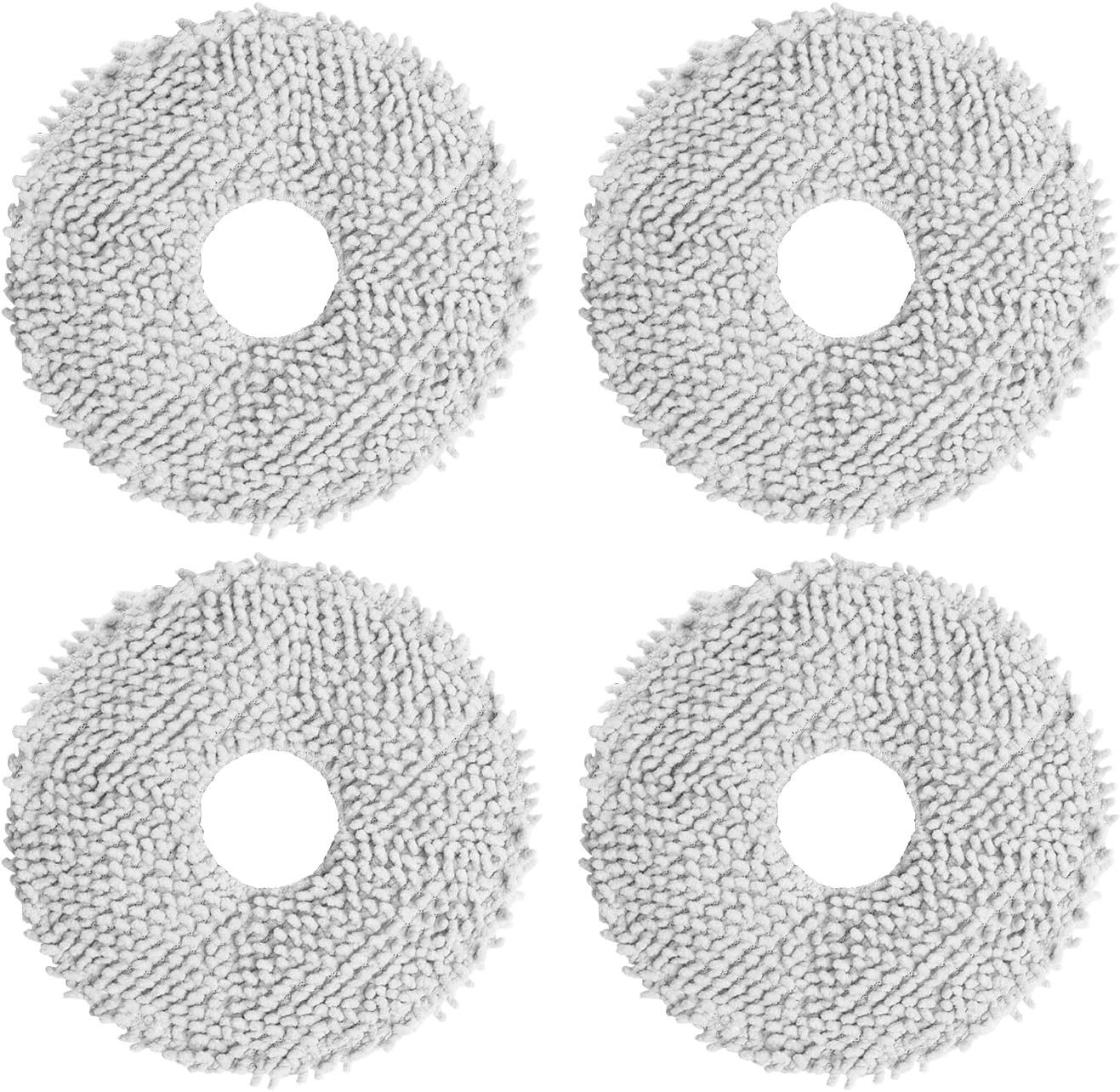 4-Pack Washable Mop Pads for Dreame Tech X Series - Efficient Cleaning Solution