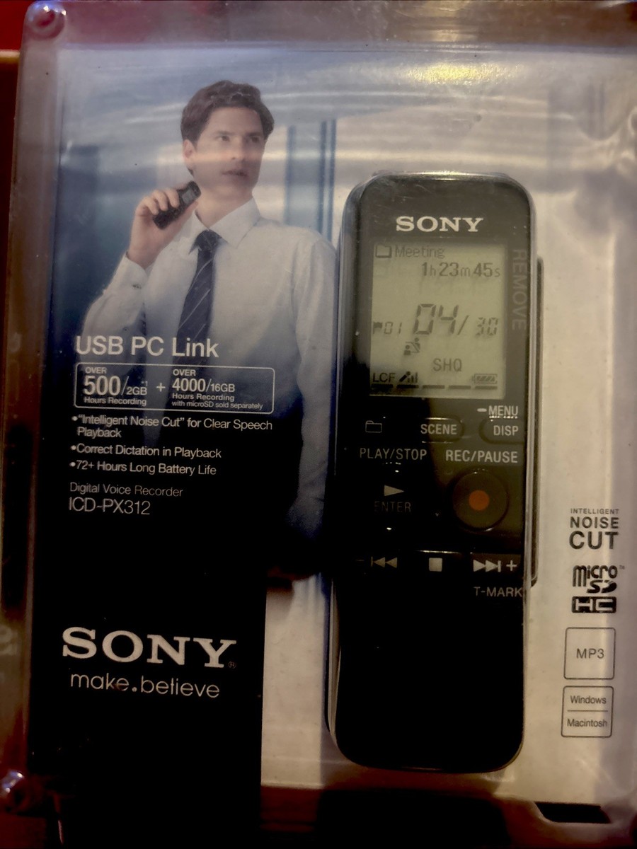 Sony Digital Voice Recorder ICD-PX312 IC Recorder T-Mark Working