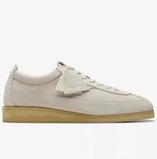 Clarks Originails Wallabee Tor Off White Suede Men's Shoes Size UK 11 G EU 46