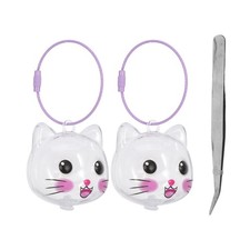 3 Pcs Pet Hair Box Souvenir Cat Storage Bottle Accessory Organiser