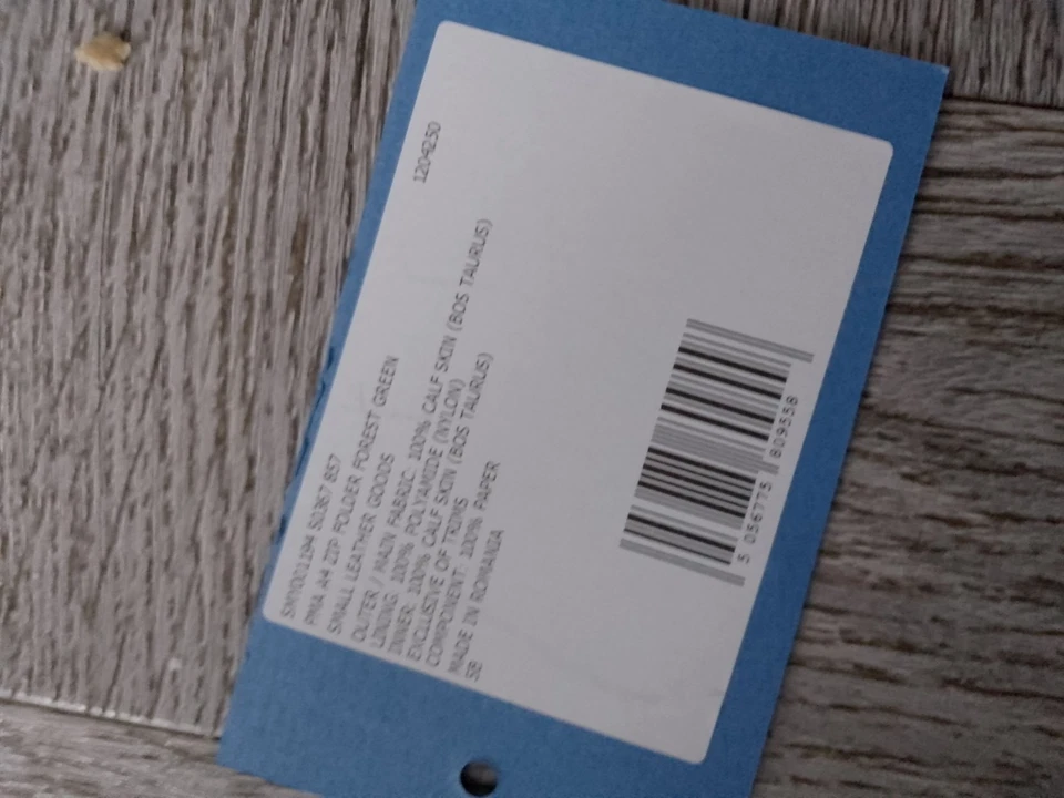 Smythson A4 Writing Folder With Zip Forest Green RRP £675 Great Christmasngift - Image 4 of 4