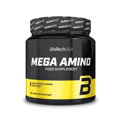 (39,81 EUR/kg) Biotech USA Mega Amino 3200 - 300 Tabletten NEU OVP