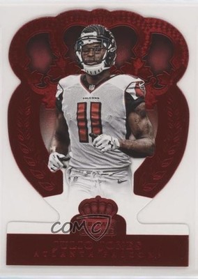2014 Panini Crown Royale Retail Red 91/99 Julio Jones #13 on6