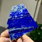 158G Natural lapis lazuli mineral flaky crystal under UV light — photo 5