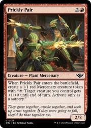 Prickly Pair 137/441 Outlaws of Thunder Junction Foil
