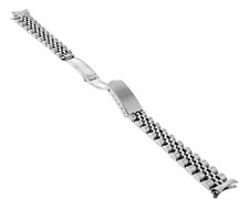 Ladies 13MM Stainless Steel Jubilee Watch Band For Rolex Datejust 26MM Case