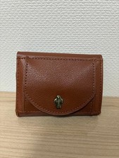 Moomin Character Wallet Compact Small Leather Coin Purse Used Clean Condition