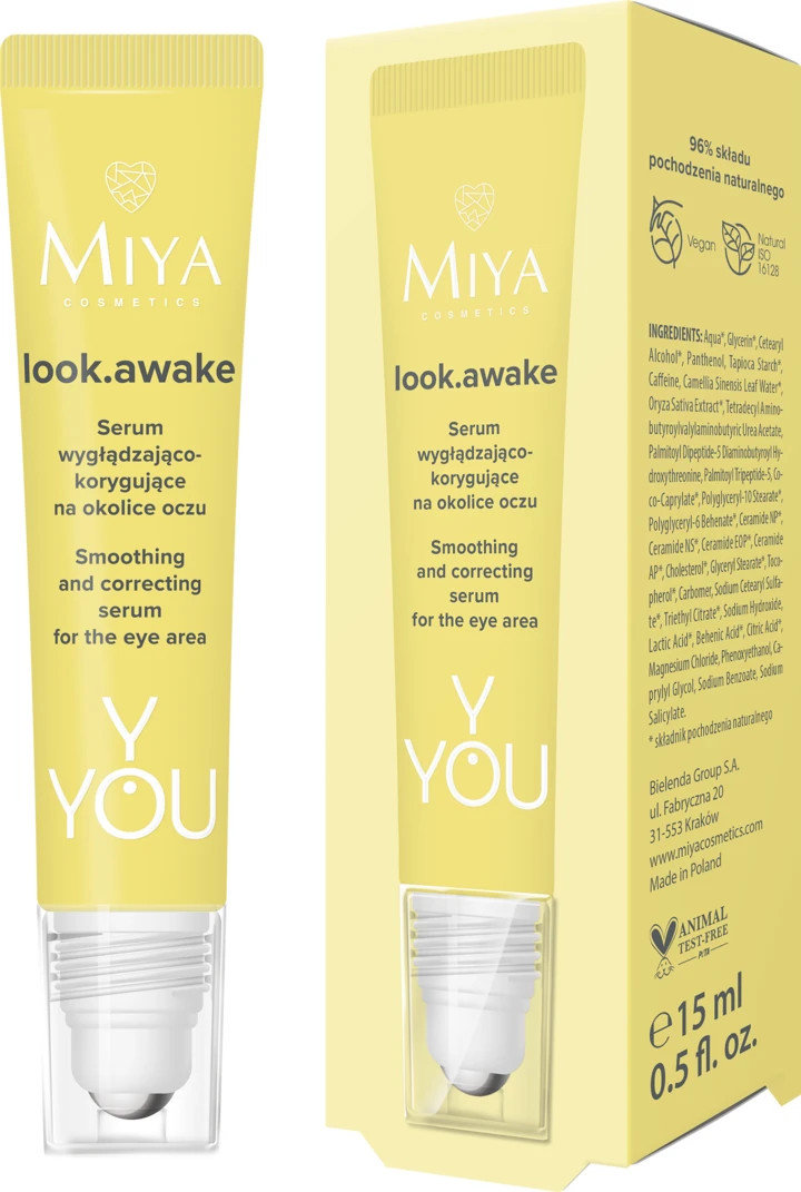 Miya Cosmetic Look Awake Smoothing & Correcting Eye Serum 15ml
