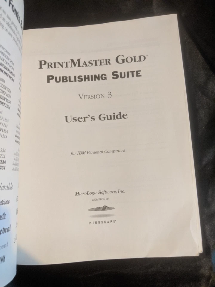 PrintMaster 4 Gold Publishing Suite Macintosh CD design custom stickers cards do - Image 2 of 4