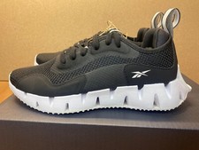 Reebok Women's Zig Dynamica CL Lace Up Running Shoes US 7.5 Black/White