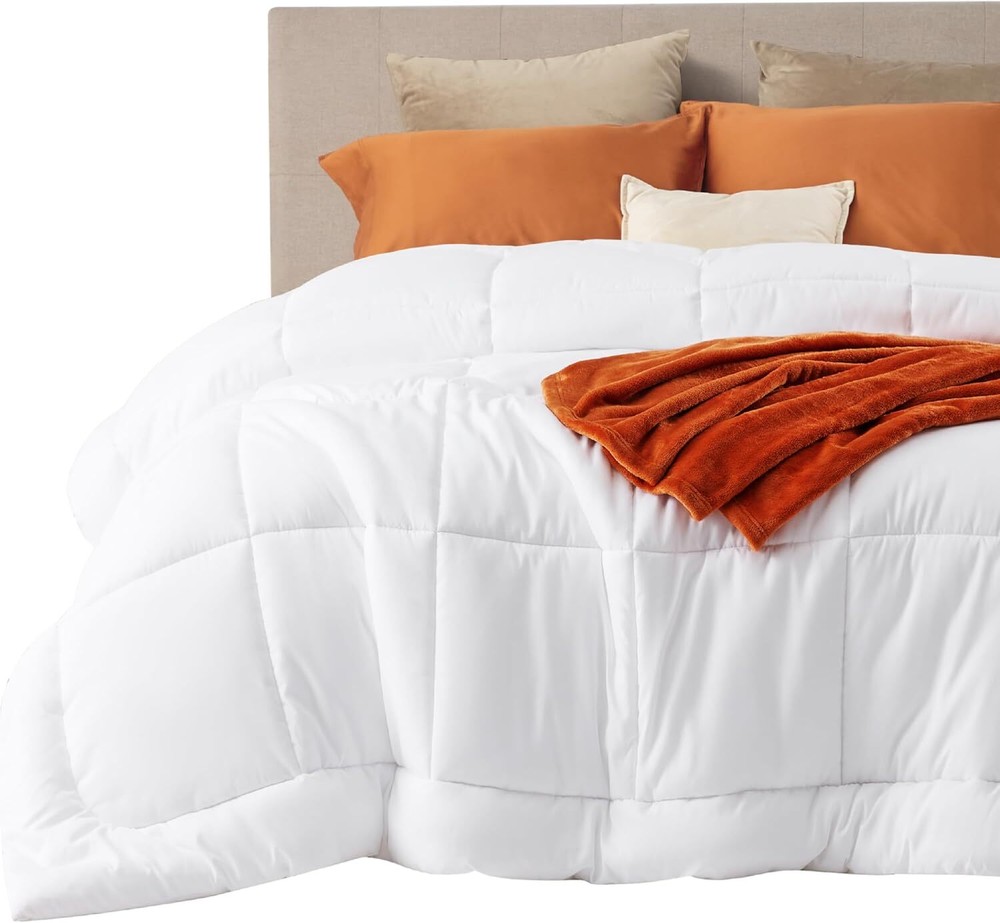 Queen Comforter Set - King Quilted Comforter Set, All Season Comforter Set