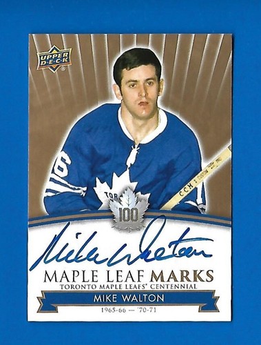 2017-18 TORONTO MAPLE LEAFS CENTENNIAL LEAF MARKS AUTOGRAPH & AKA CARD SEE LIST - Picture 63 of 91