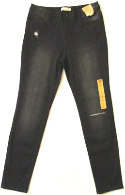 Pantalon Skinny Taille Basse No Boundaries – Noir – Femme/Junior – Taille 5 (Neuf)