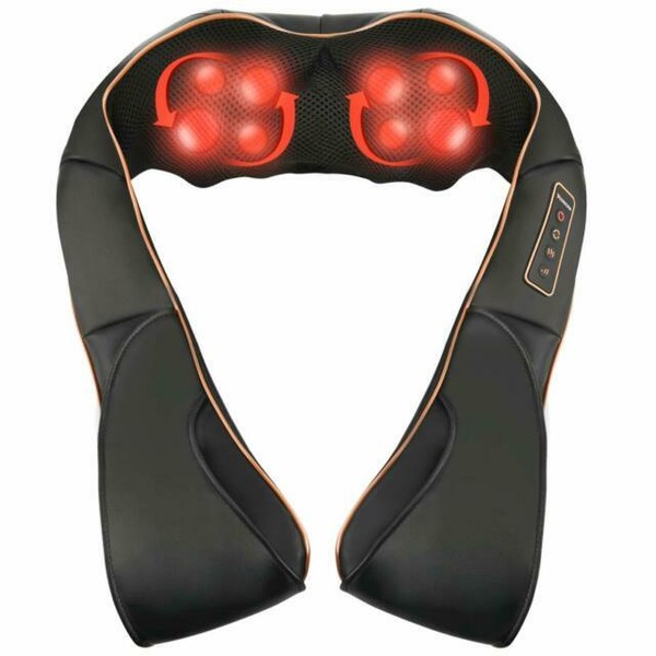 Triducna Shiatsu Back Neck and Shoulder Massager Black for sale