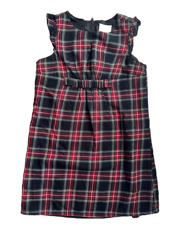 NWOT ~LANDS' END~ Girls S (7-8) Rich Red Floral Sequin Holiday Dress | eBay