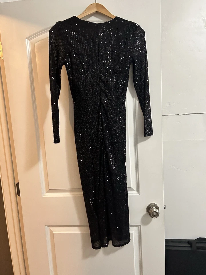 Ivy City Co Starstruck Dress Black xxs - Image 2 of 4