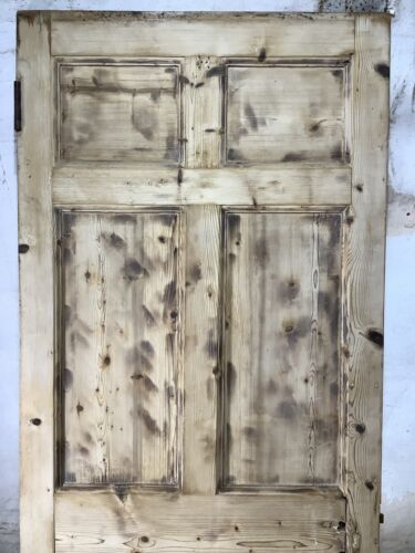31 3/8"X 76 3/8" Georgian Internal Stripped Pine Six Panel Door 2over2over2 - Picture 8 of 12
