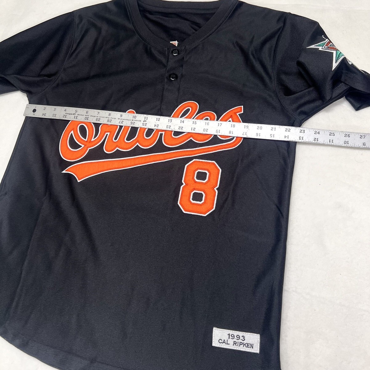 Vtg 1993 Baltimore Orioles Cal Ripken #8 All-Star Jersey VF