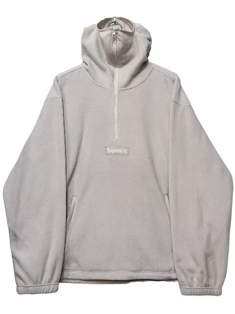 Pull gris demi zip Supreme 22AW Polartec masque visage taille XL homme