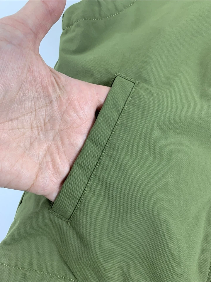 Chaleco Hanna Andersson Exterior Nylon Verde Cremallera Completa Forrado de Vellón Niños 110 EE. UU. 5 Foto 4 de 4