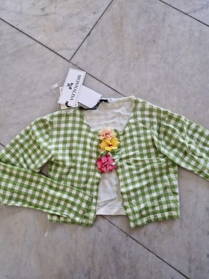 Monnalisa Bolero Strickjacke Gr 134 neu