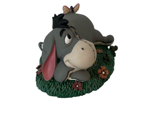 Disney Winnie The Pooh Eeyore Paperweight Statue Figurine Theme Collector - Picture 4 of 5