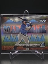 2024 Bowman Baseball Chrome Top 100 Colton Ledbetter BTP-90 Tampa Bay Rays 