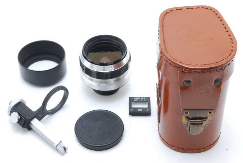 *COMO NUEVO* Lente Bolex Moller Anamorphot 8/19/1,5x Montaje C B8 B8L H8 M8 de JAPÓN Foto 2 de 4