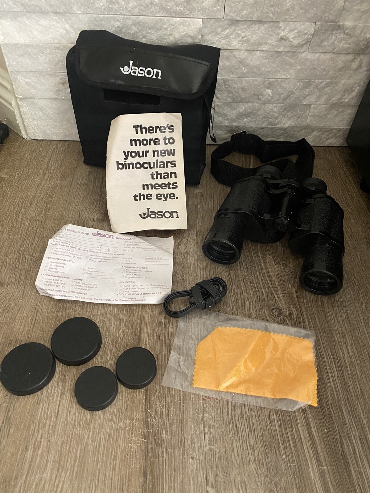 Vintage Jason/Empire Binoculars Model 1111 Mercury 7x35 Field 358 Ft at