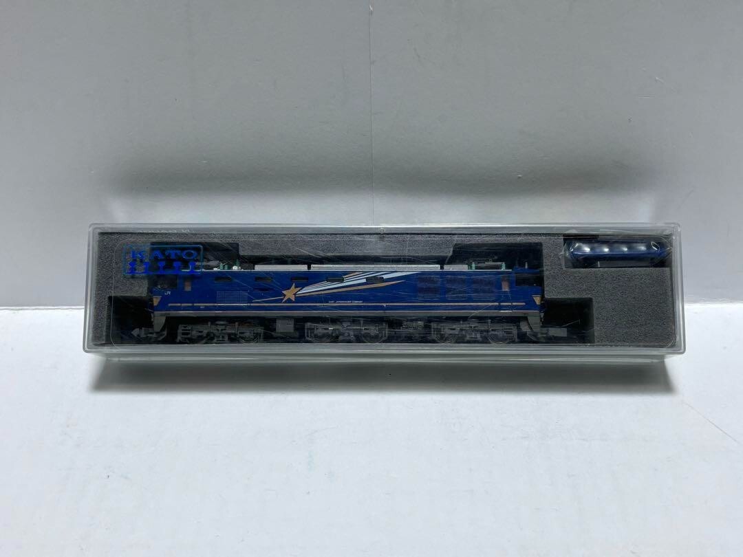 最落無 同封可 KATO 3065-1 EF510 500 北斗星色 緑色碍子 動作確認