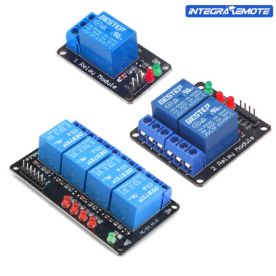 3V 3.3V 1/2/4 Channel Relay Module Low Level Trigger Relay with LED Relay Output