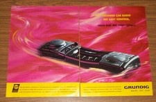 Rara Pubblicità Vintage GRUNDIG CAR RADIO EC 7500 RDS High End Autoradio 1995