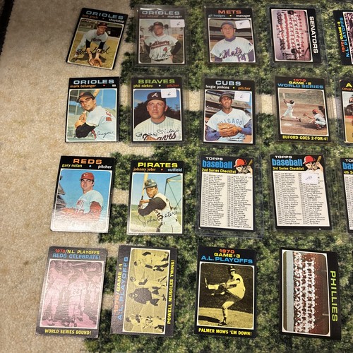 1971 Topps Baseball Lot (75)Loaded HOF, WS, Checklist - Picture 5 of 14