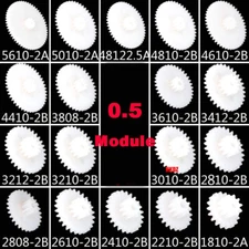 Double-layer 0.5 Module Plastic Toothed Wheels Sector Reduction Gears RC Toy DIY