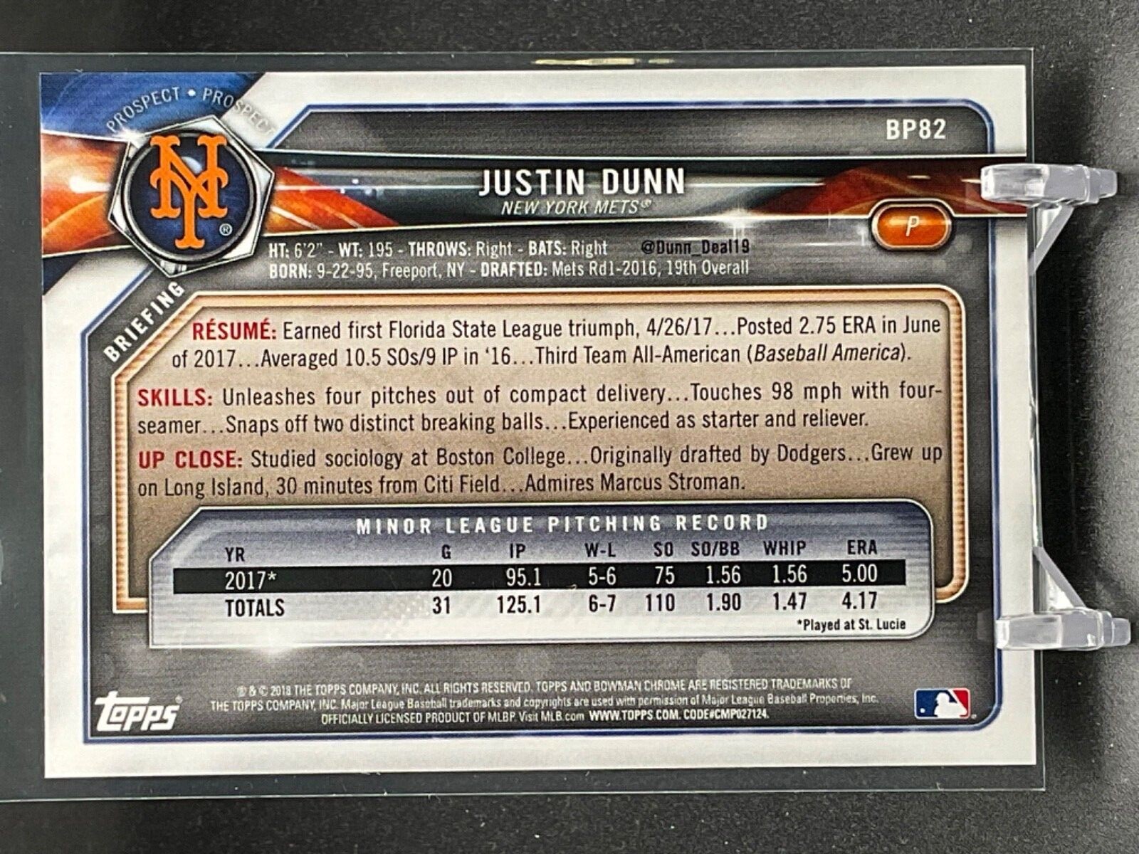 New York Mets *Choose Your Baseball Card* Inserts Rookies Autos (Updated 7/26) - Picture 256 of 512