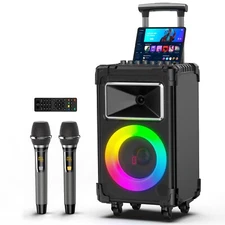 JYX Karaoke Machine, 10" Woofer Big Bluetooth Karaoke Speaker, Portable Micro...