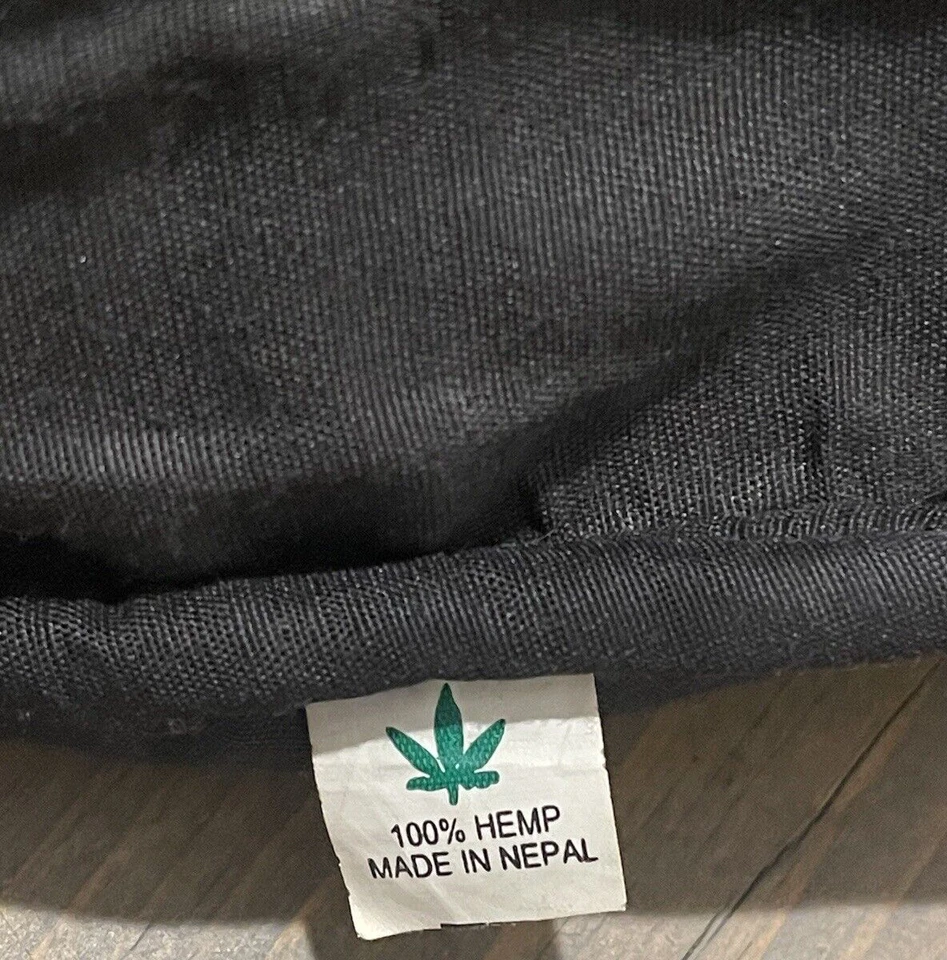 THC Free Multicolored Adjustable Straps Organic Backpack Made In Nepal 13W x 14H - Image 4 of 4