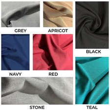 100% BLACKOUT FABRIC INHERENTLY FIRE RETARDANT Curtains Drapes Theaters Stage 