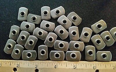 Stainless Steel single one side tab style Weld/Nuts 1/4-20 30pcs