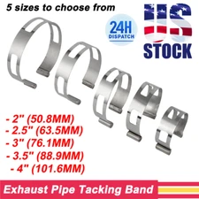 US Clamp-On Tacking Band 2", 2.5", 3", 3.5", 4" SIZES For Welding / Fabrication