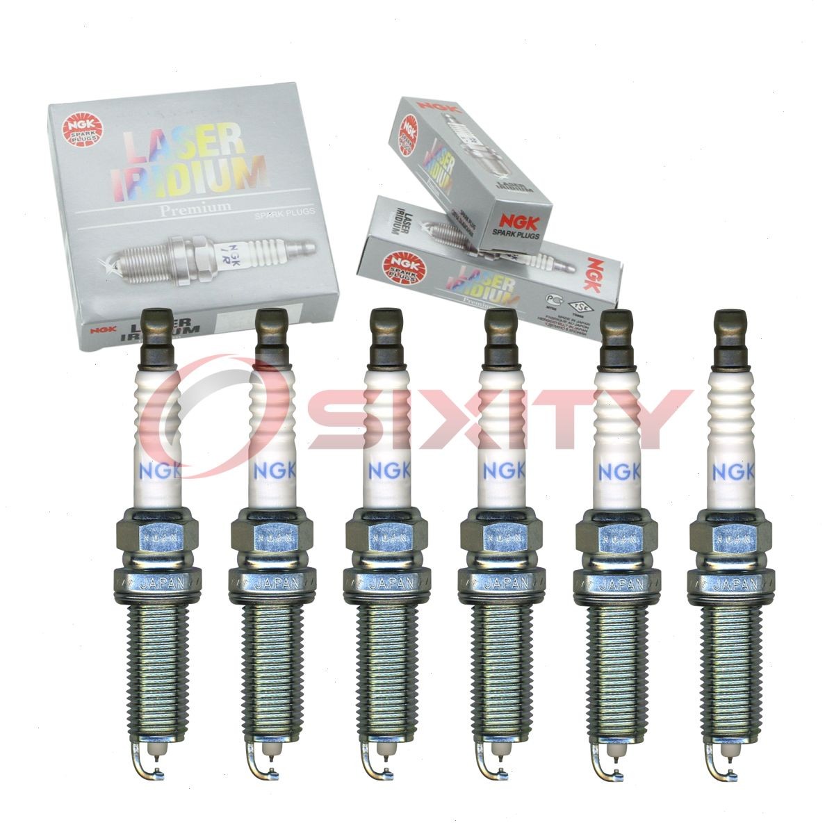 6 pcs NGK Laser Iridium Spark Plugs for 2007 Nissan Altima 3.5L - Engine Kit eo