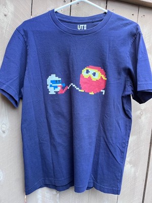 DIG DUG UT UNIQLO The Game by Namco Museum Navy Tshirt - Men's Sz M