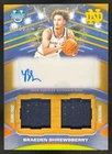 2025 Bowman Best U Braeden Shrewsberry Dual Relic Auto Gold Refractor /50